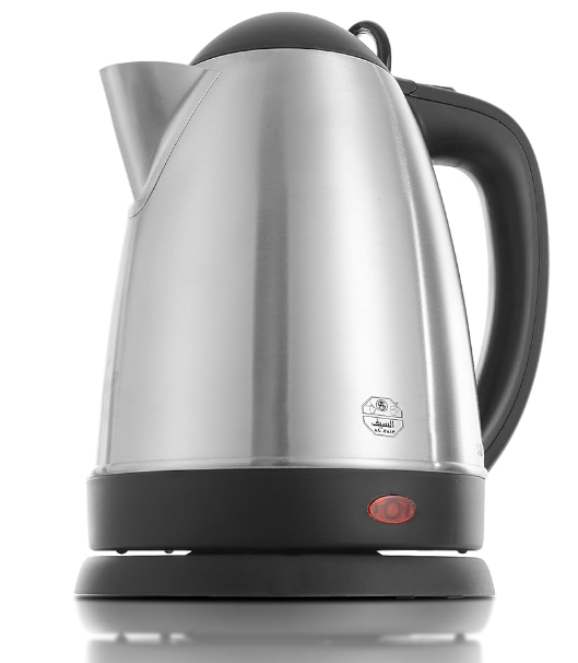 ELECTRIC KETTLE SIZE:1.8L, WATTS:1800W  MATERIAL : S/STEEL 304  ( BODY : S/STEEL)