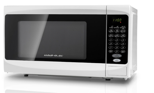 [90510/20] MICROWAVE OVEN ALSAIF-ELEC BRAND WITH WHITE HOUSING.