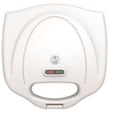 [90534/1] SANDWITCH MAKER WITH GRILL PLATES (BODY :WHITE COLOR) BS PLUG WATT:750