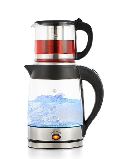 [E03222] ELECTRIC GLASS KETTLE SIZE :1.8L  WATT:2200
