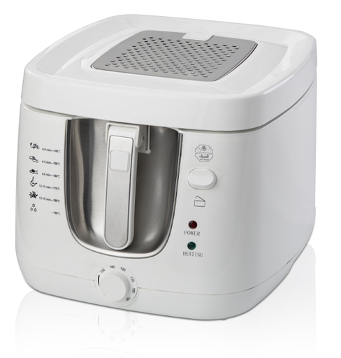 [E04203] CALINA DEEP FRYER HOUSING IS PLASTIC AND S/S FIXED OIL TANK  SIZE:3L WATT:1600